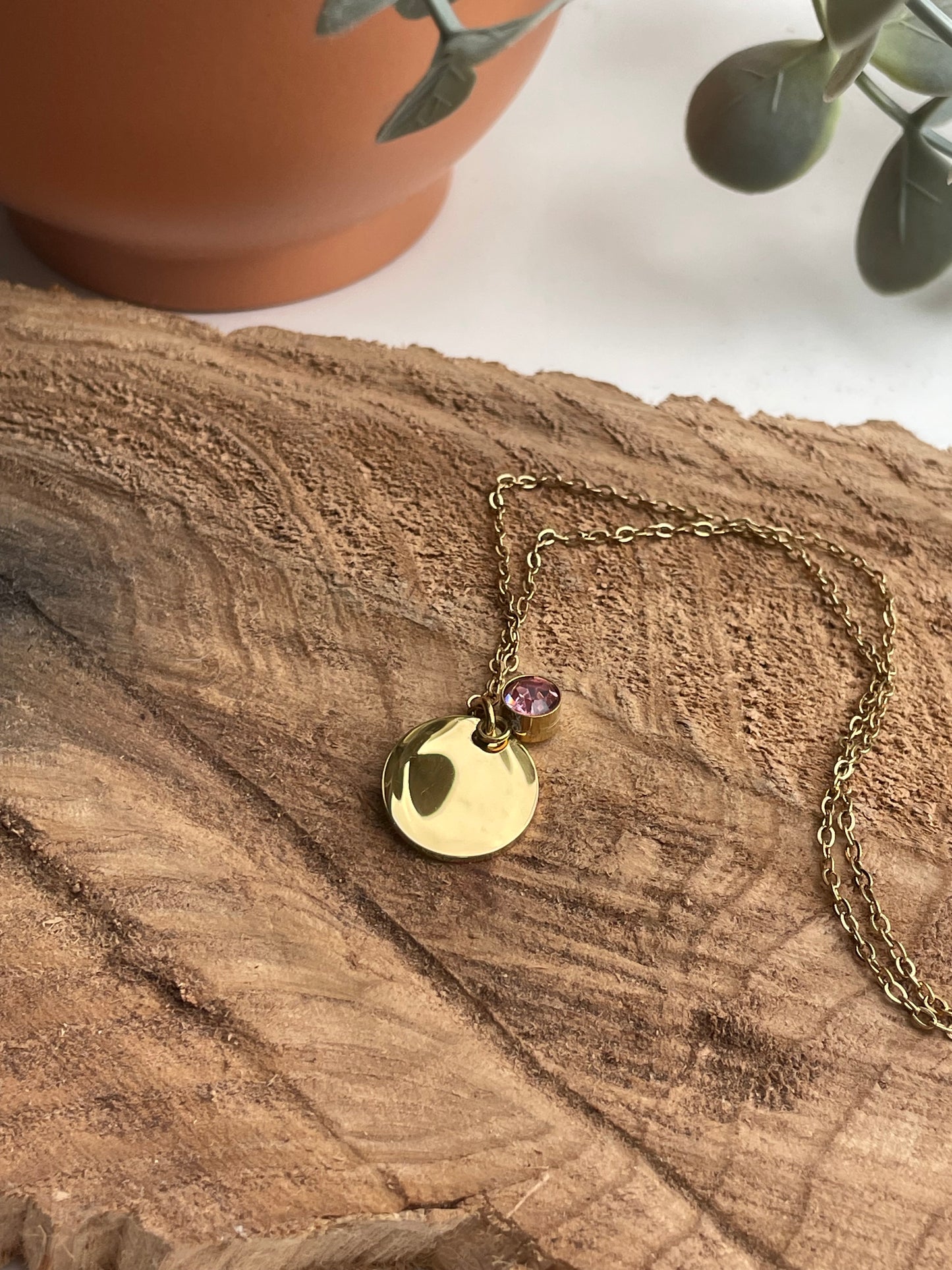 Collier pierre de naissance đŁ