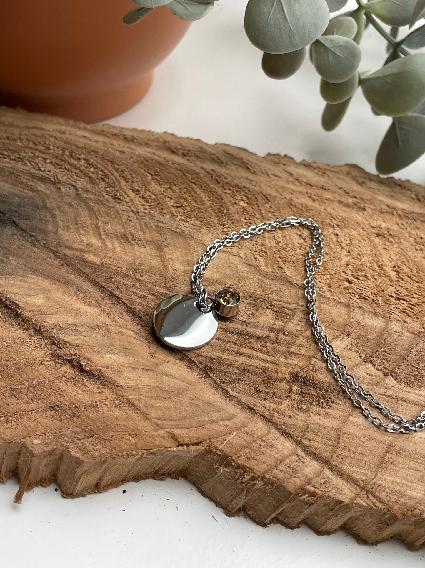 Collier pierre de naissance đŁ