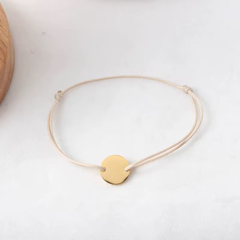 Bracelet avec cordon colorĂ© đ