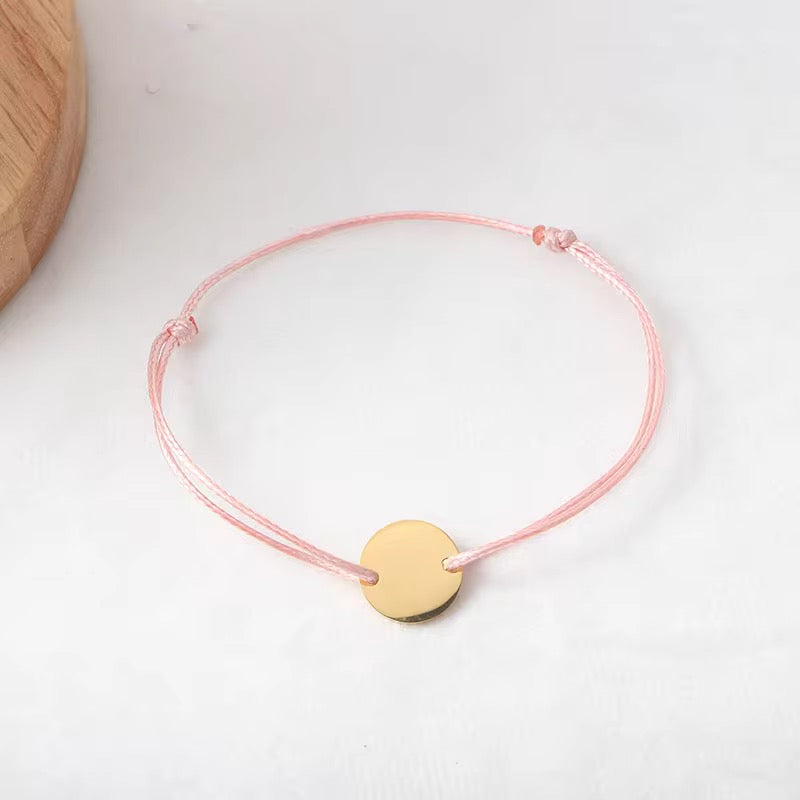 Bracelet avec cordon colorĂ© đ