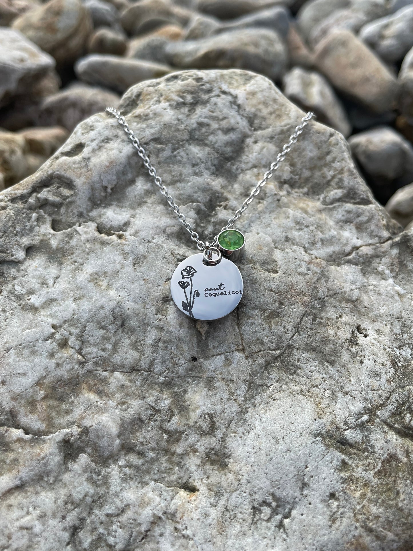 Collier pierre de naissance đŁ
