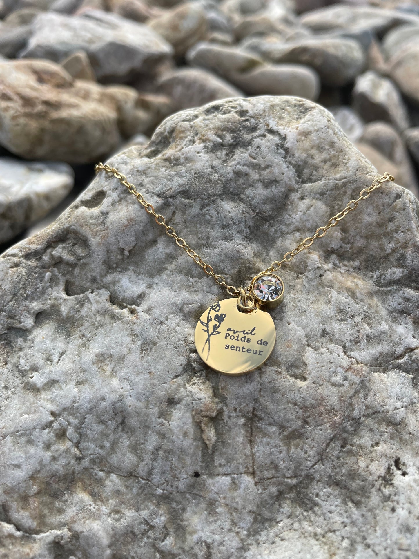 Collier pierre de naissance đŁ